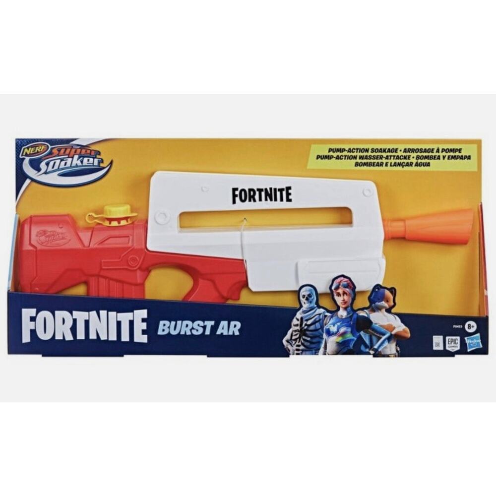 Fortnite Nerf Super Soaker Burst AR Water Blaster (Pump-Action)